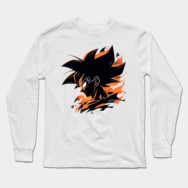 goku Long Sleeve T-Shirt by skatermoment